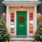 Paint-by-Number Door Panels – Santa & Snowman Set