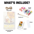 Metal Paint by Number Poster – Ricard Aperitif