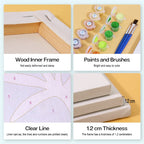 6 Mini Paintings - Coastal vibes set