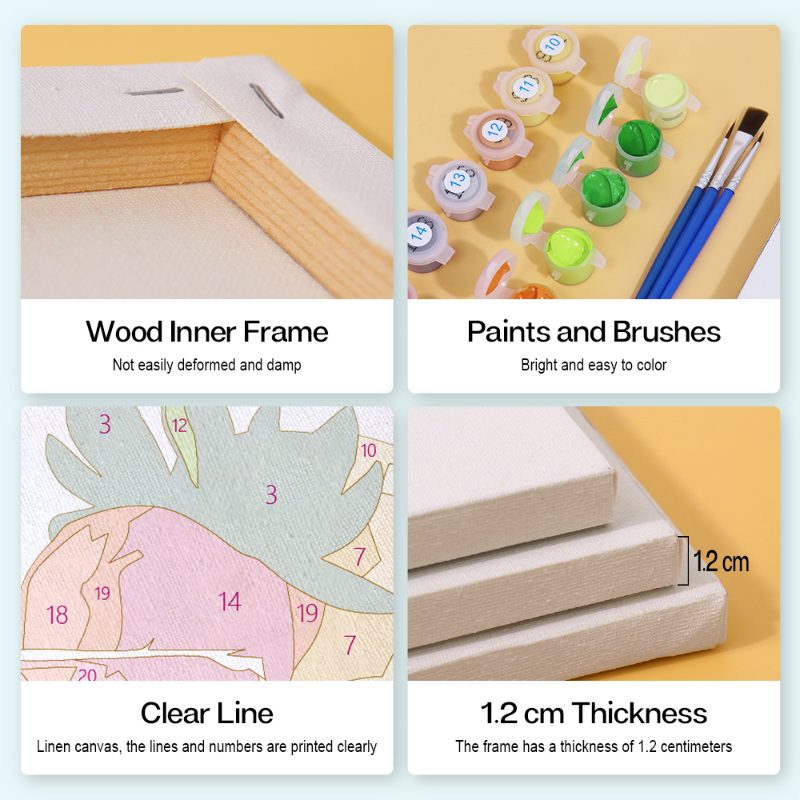 6 Mini Paintings - Summer Cocktail Set