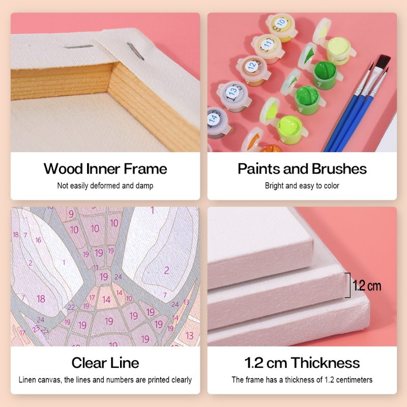 6 Mini Paintings - Superhero Set