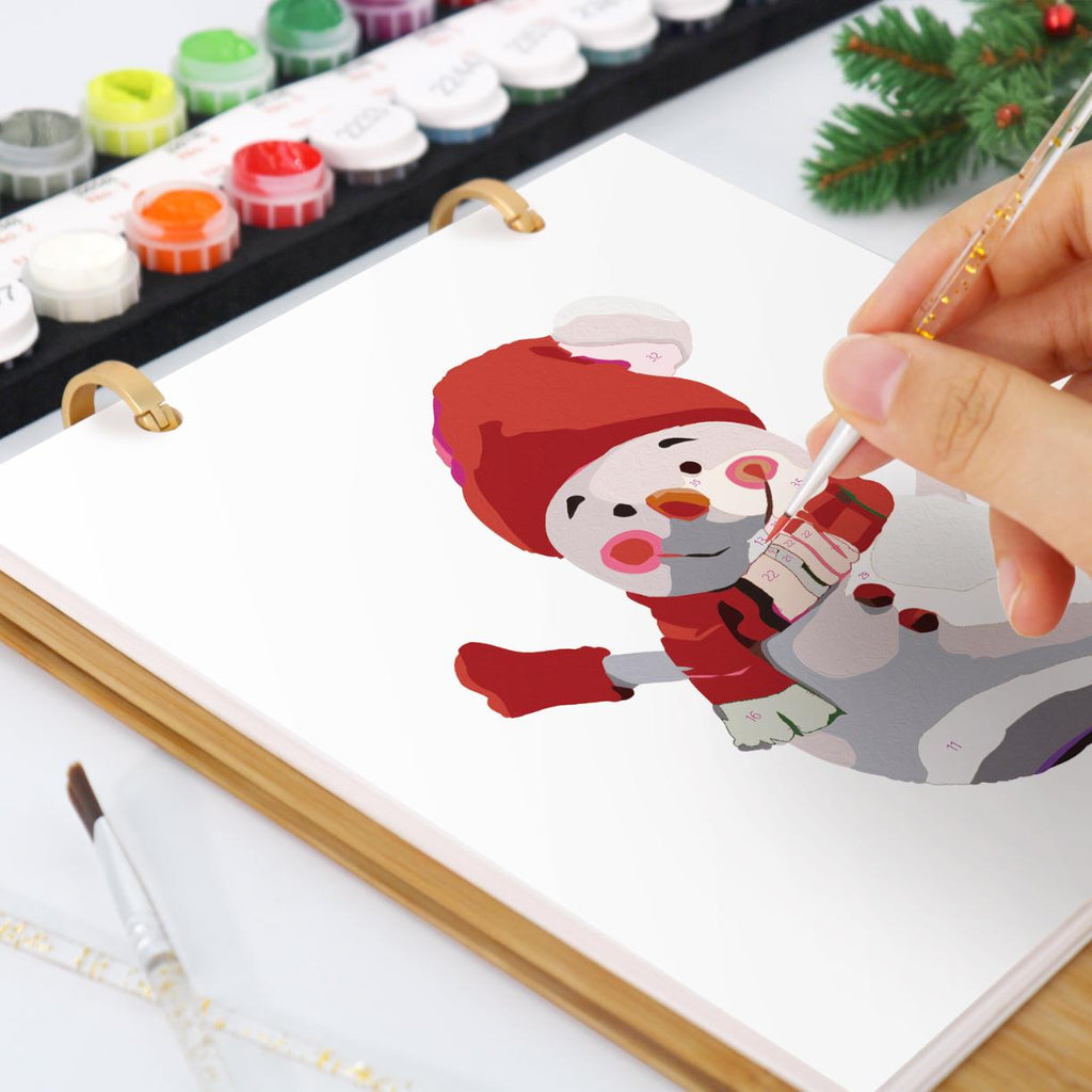 2026 Paint by Numbers desk Calendar | Christmas Edition
