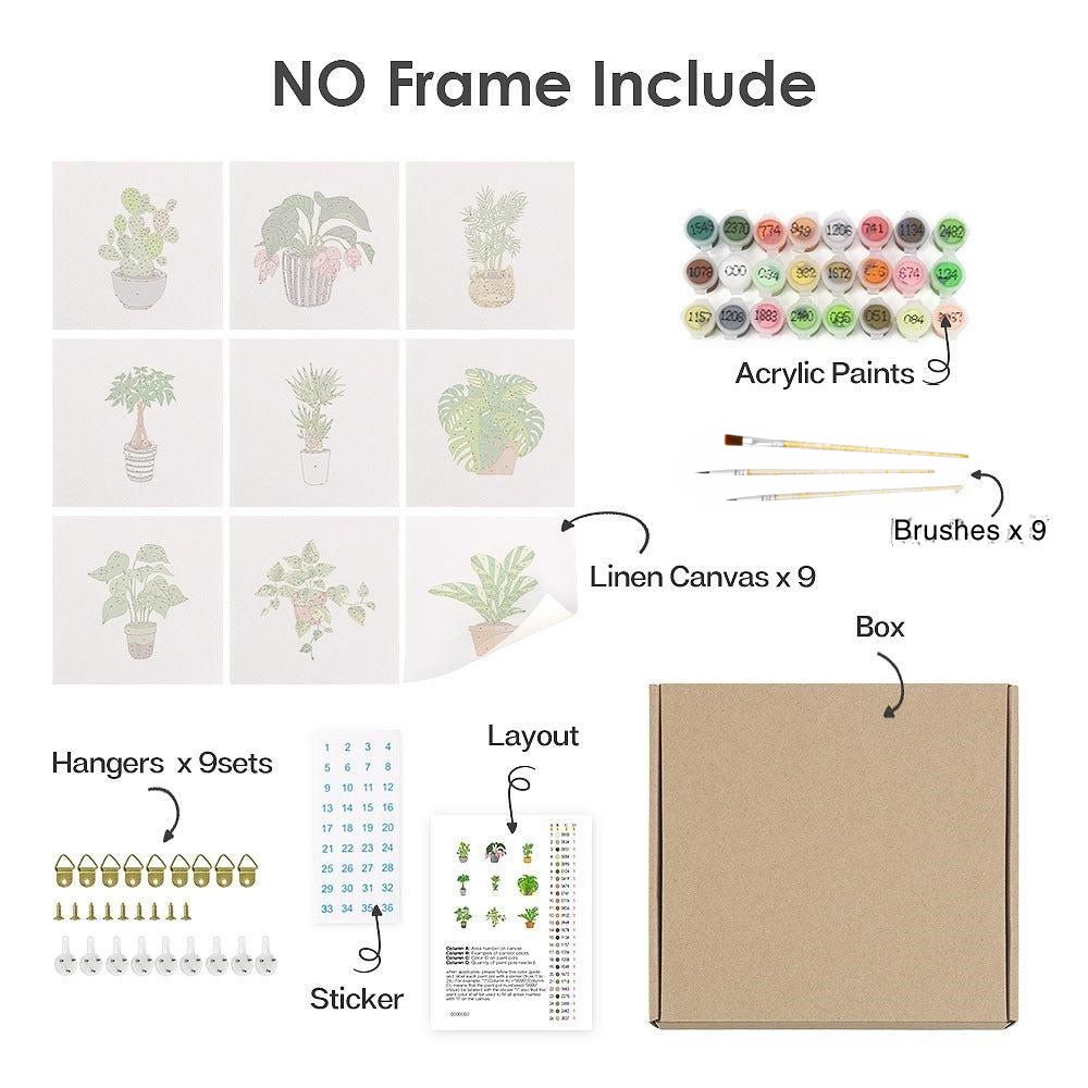 9 Mini Paintings – Bachelorette Set