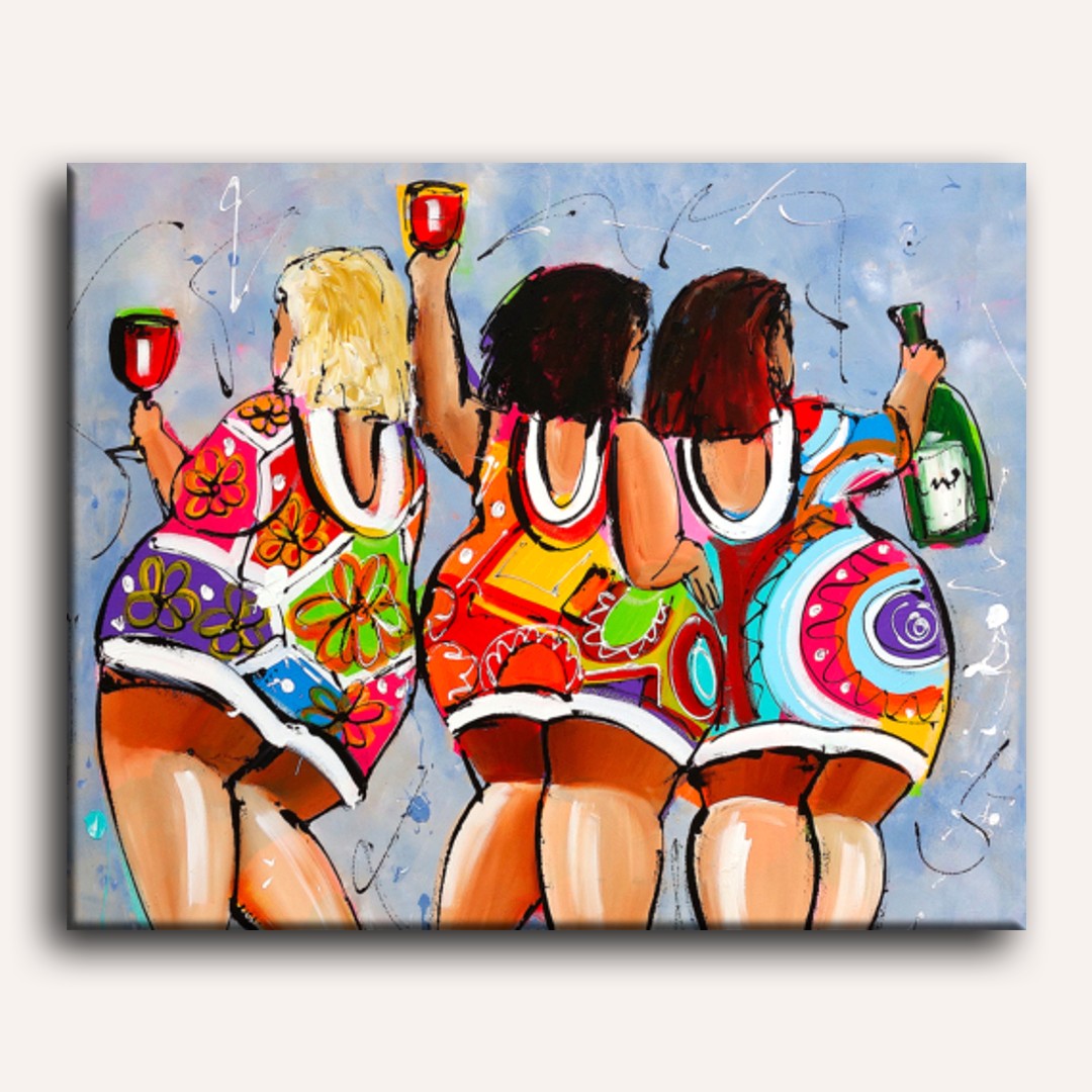 The Wine of the Fat Ladies | Paint by Numbers