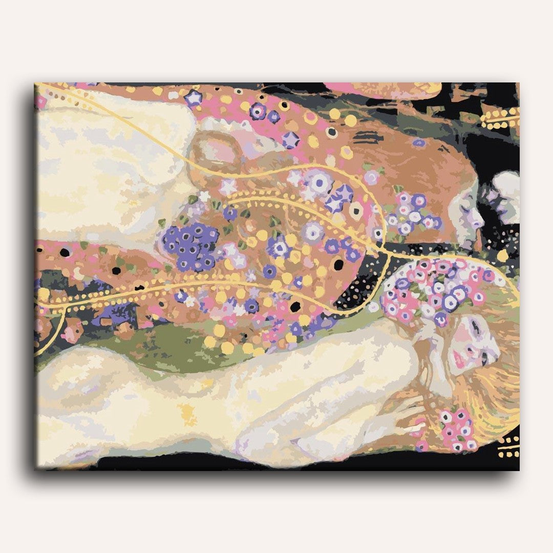 Water Serpents II - Gustav Klimt | Paint by Numbers