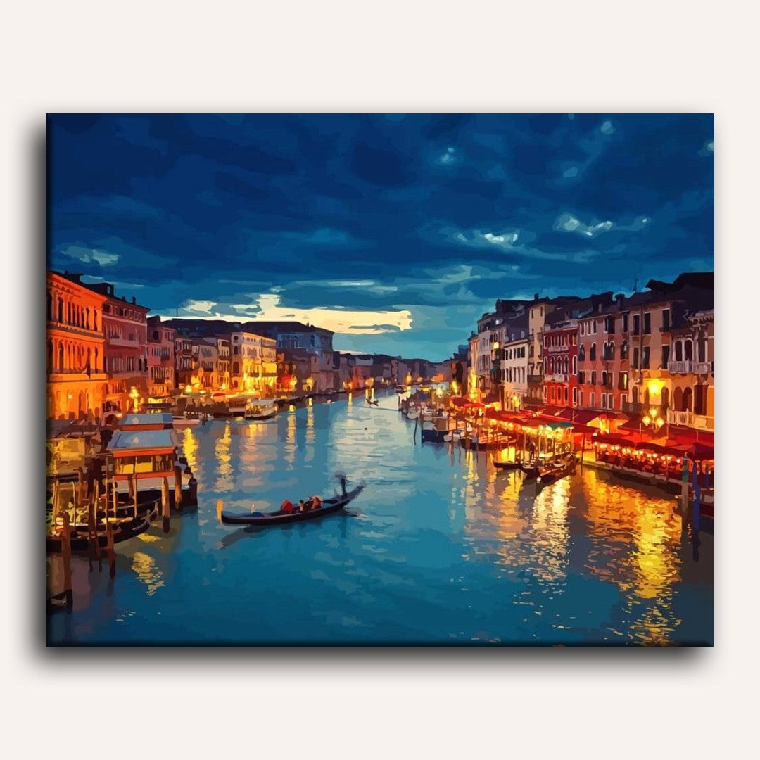 Venice by Night | Paint by Numbers