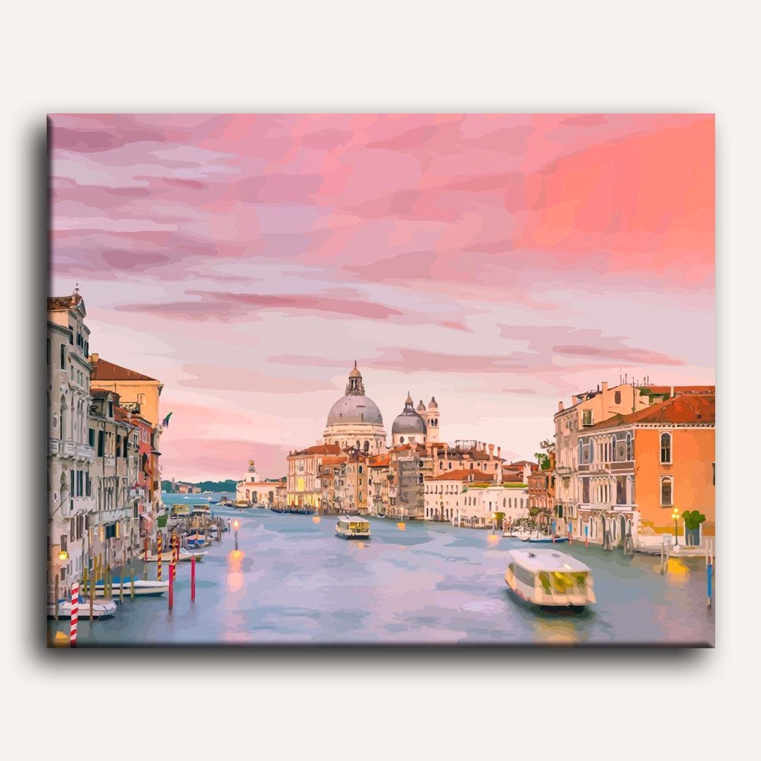 Grand Canal of Venice - Italy | Paint by Numbers