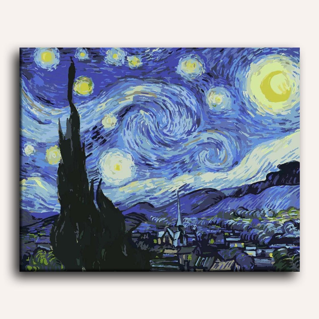 The Starry Night - Van Gogh | Paint by Numbers
