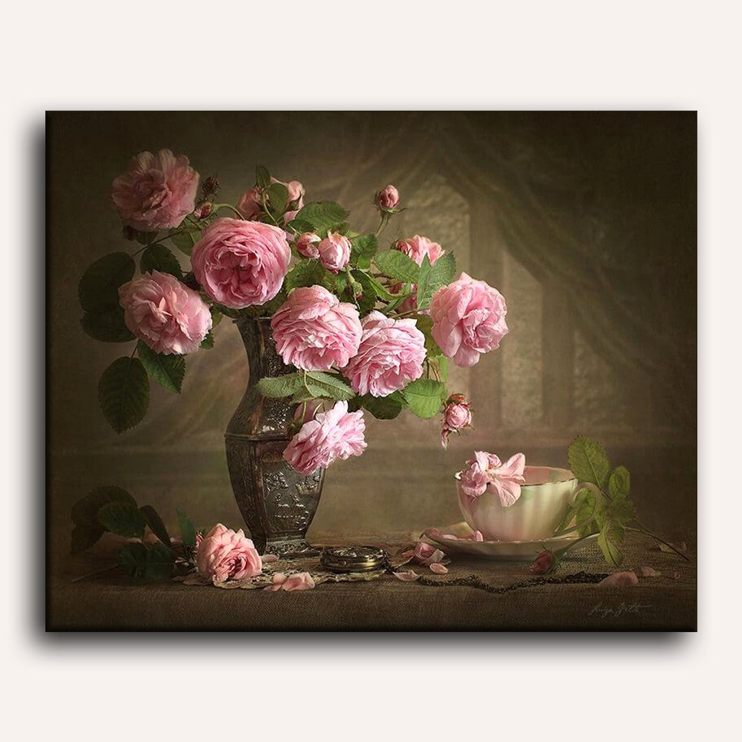 Falling Flowers| Paint by Numbers