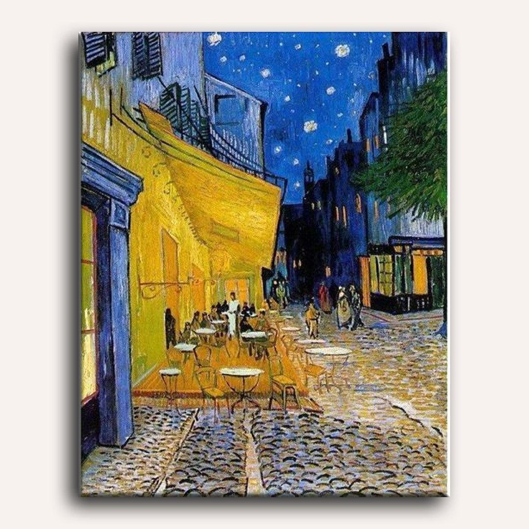 Cafe Terrace at night - Vincent Van Gogh | Painting by Numbers