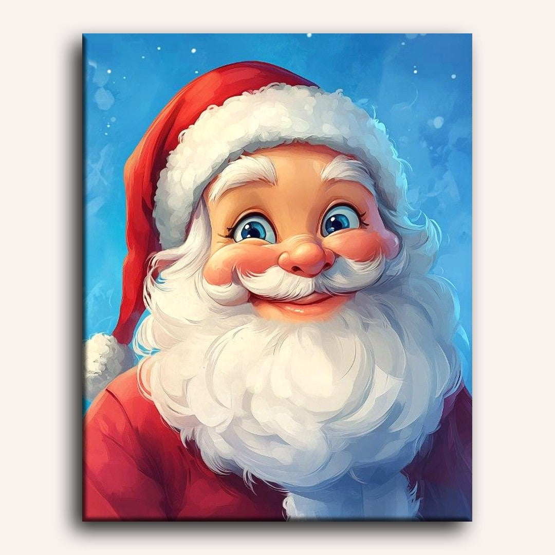 Happy Santa Claus | Paint by Numbers