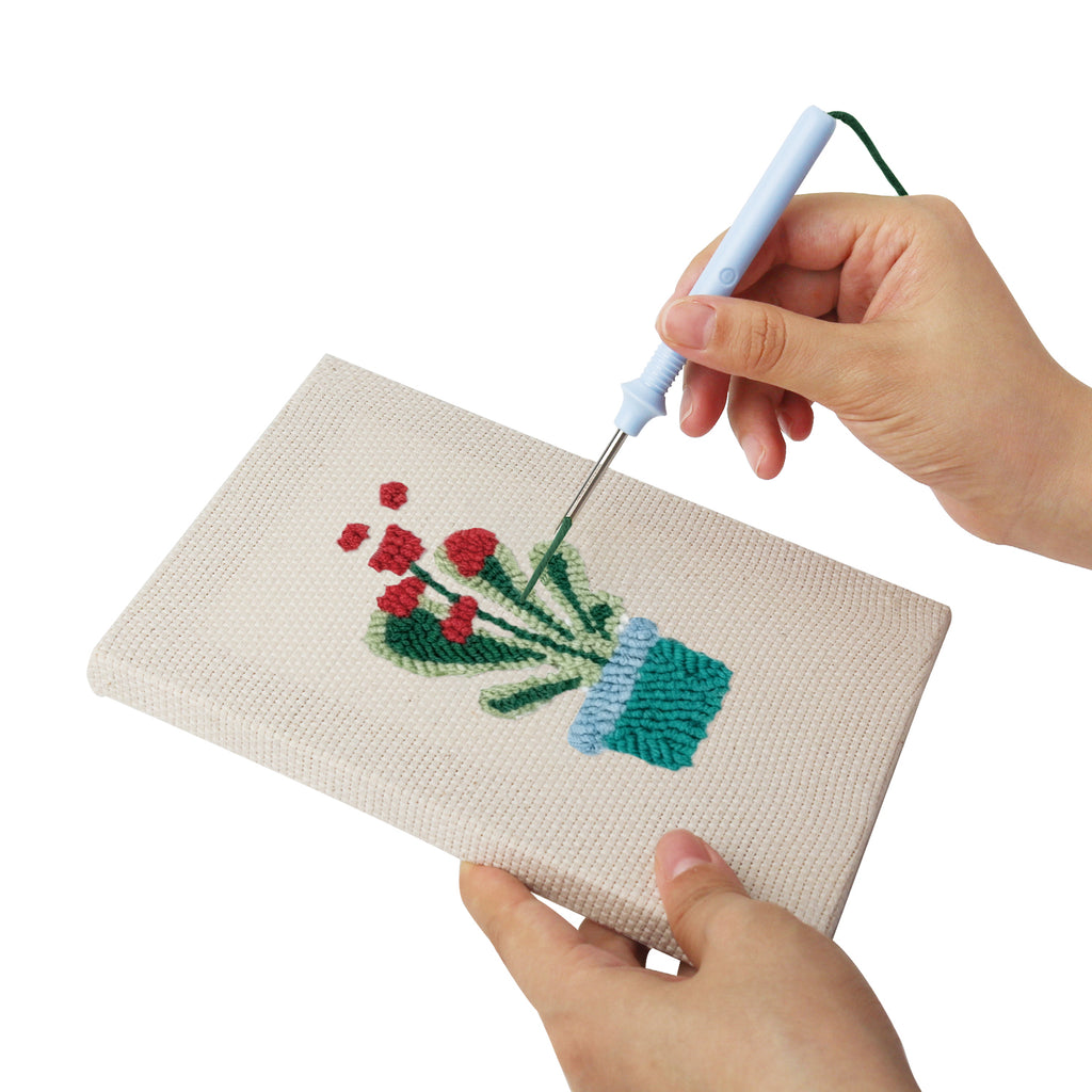 Potted Plants 7 | Mini Punch Needle Kit