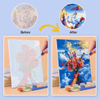 6 Mini Paintings - Bouquets in the Sky Set