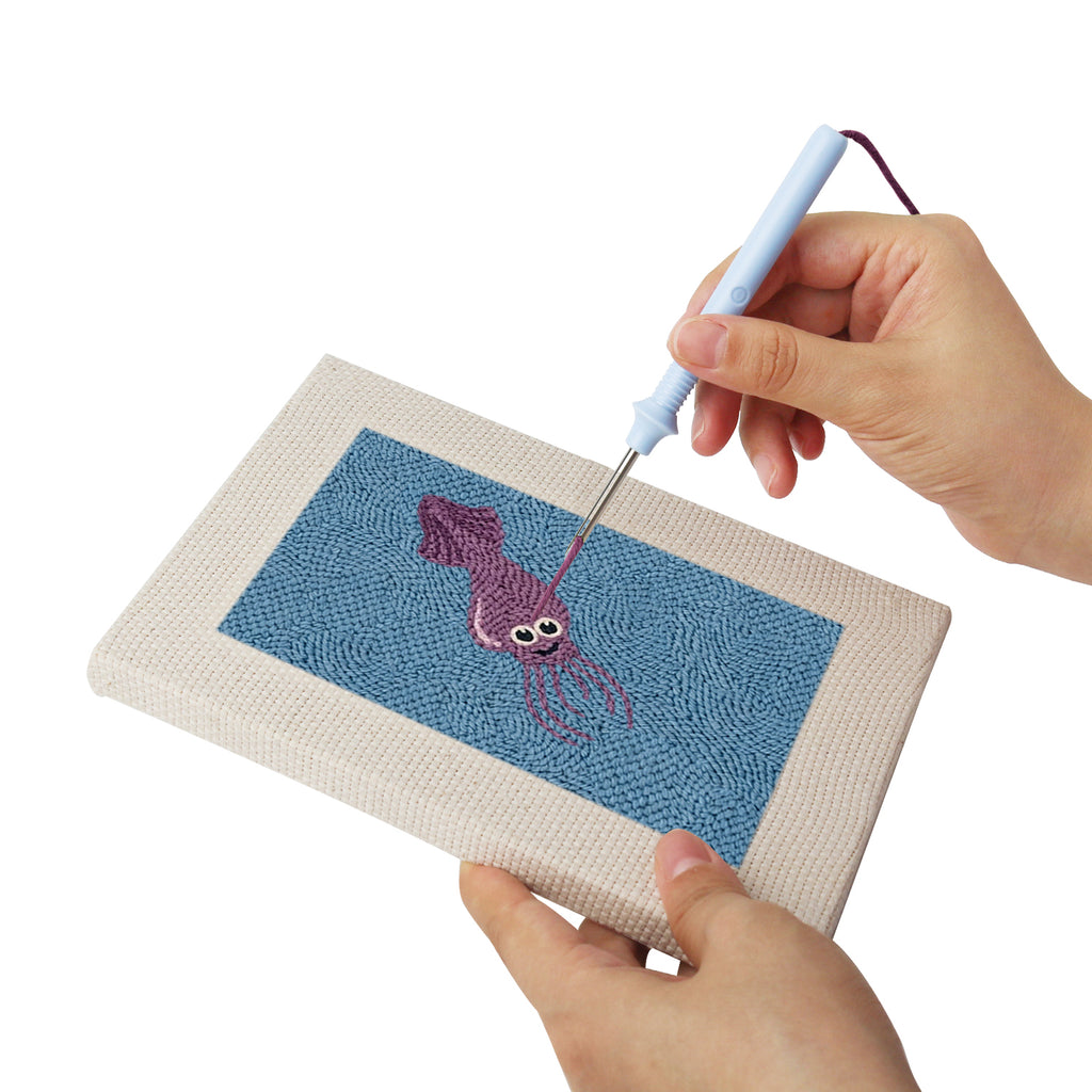 Sea Animals 9 | Mini Punch Needle Kit