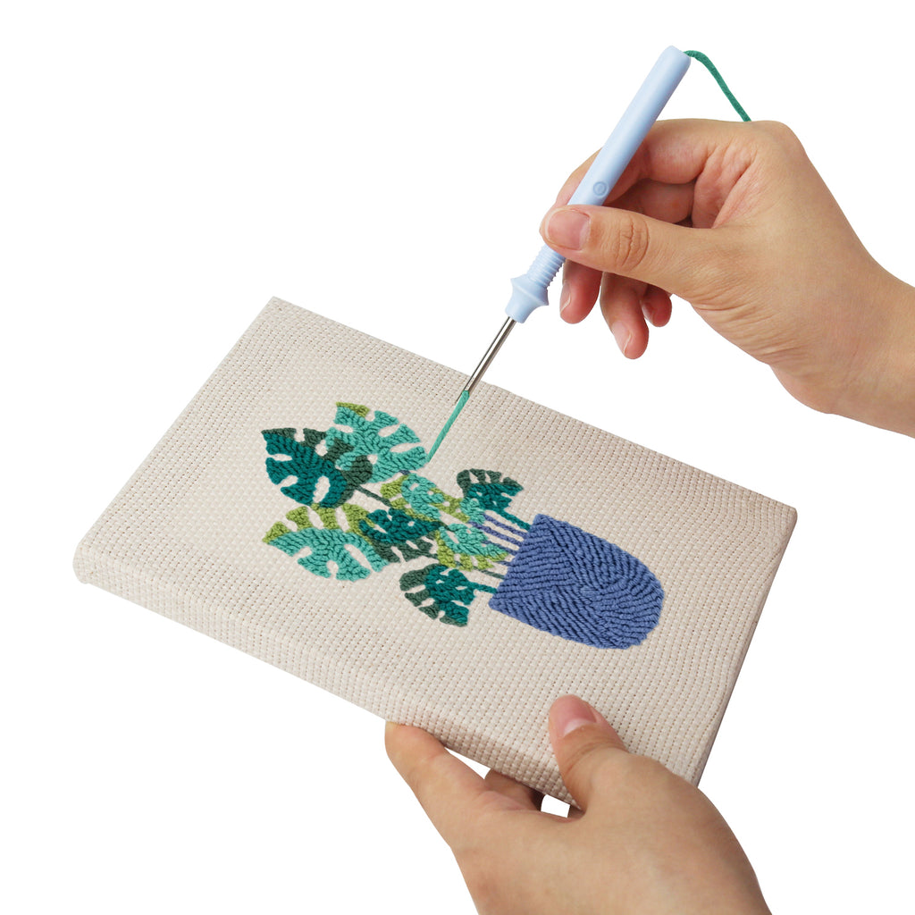 Potted Plants 12 | Mini Punch Needle Kit