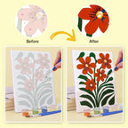 6 Mini Paintings - Gorgeous Flower Set