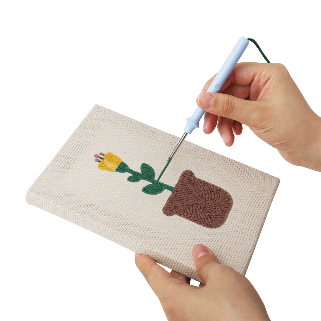 Floral Plants 2 | Mini Punch Needle Kit