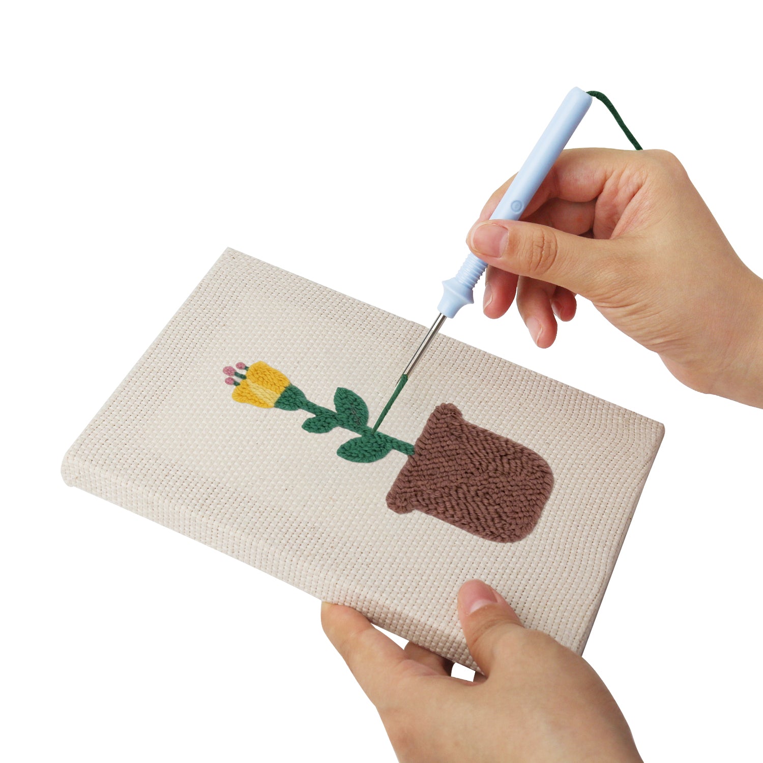 Floral Plants 2 | Mini Punch Needle Kit