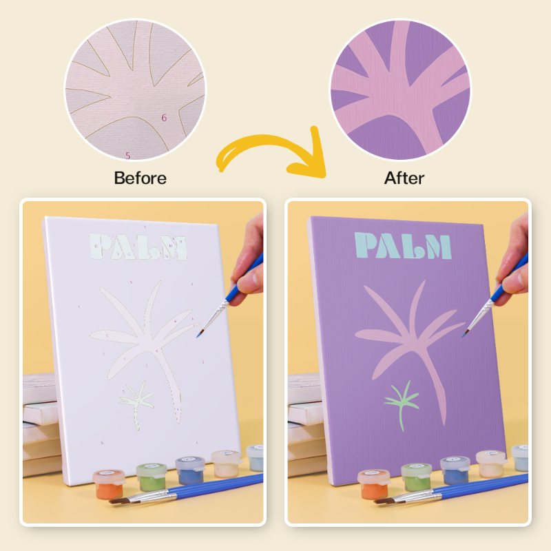 6 Mini Paintings - Coastal vibes set