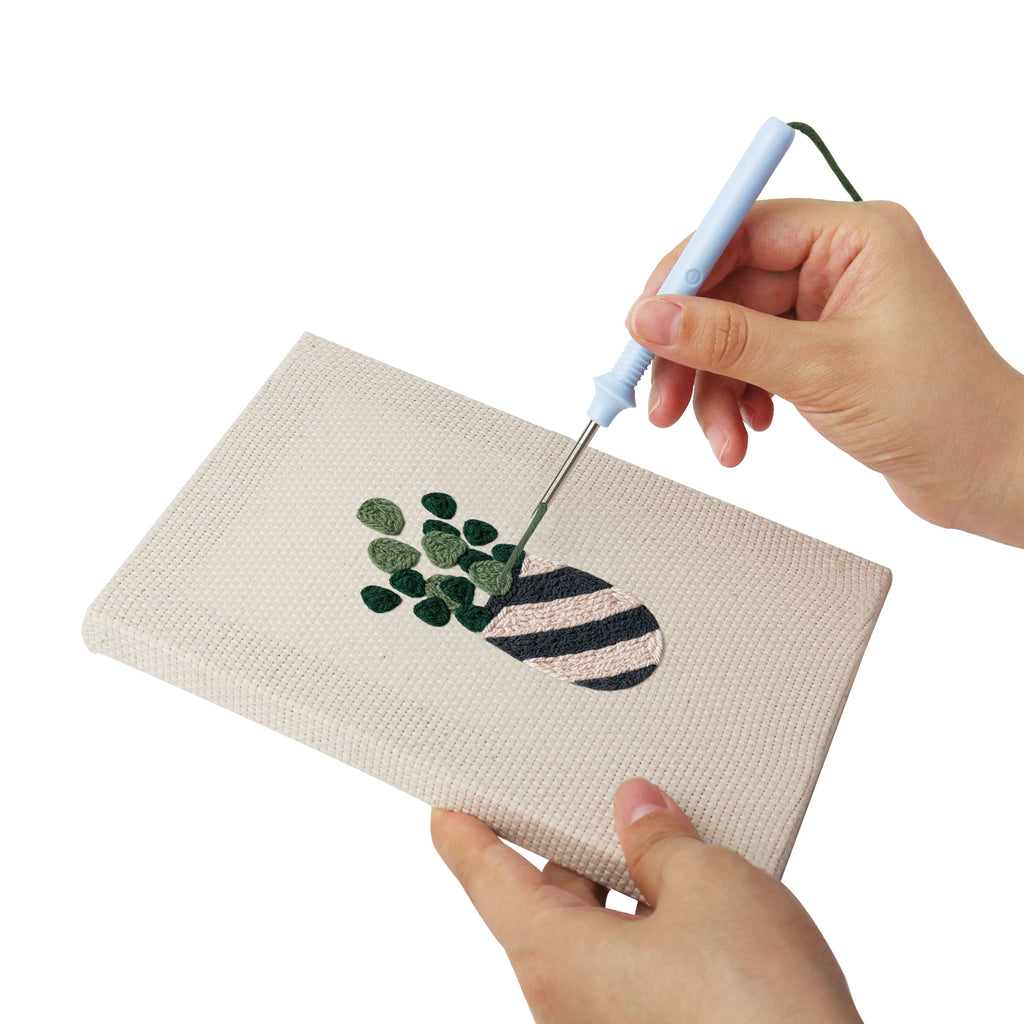 Potted Plants 8 | Mini Punch Needle Kit
