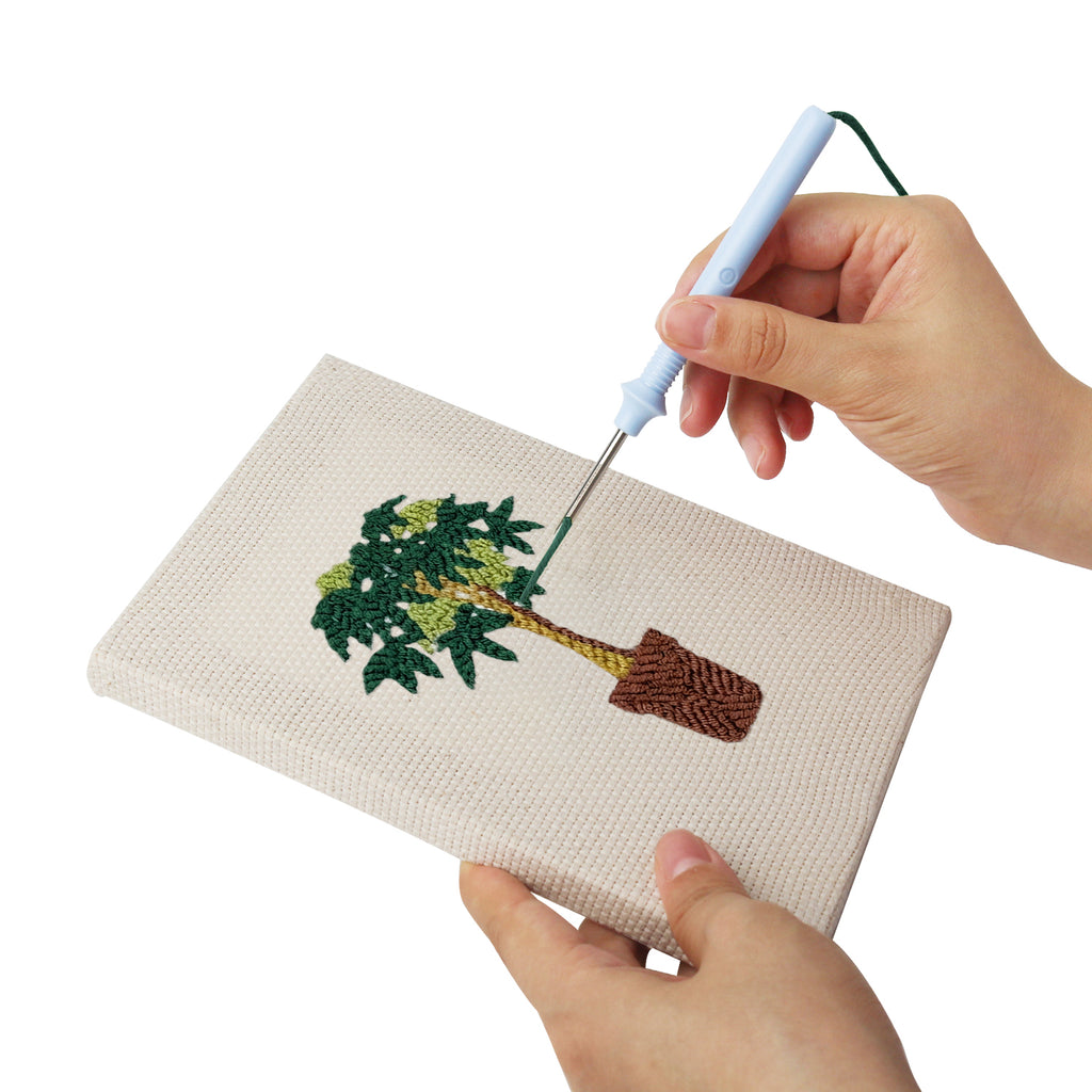 Potted Plants 5 | Mini Punch Needle Kit
