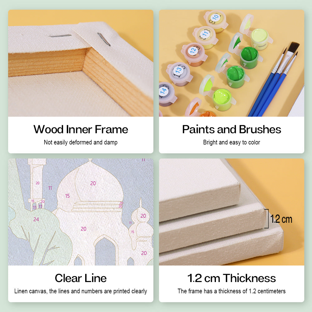 6 Mini Paintings | Beautiful Landscapes Set