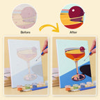 6 Mini Paintings - Classy Cocktail Set