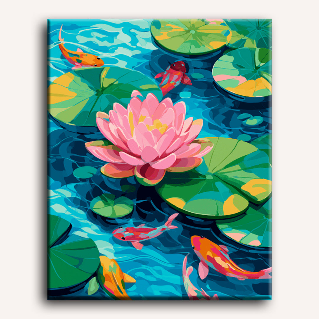 A Lotus bloom | Paint by Number
