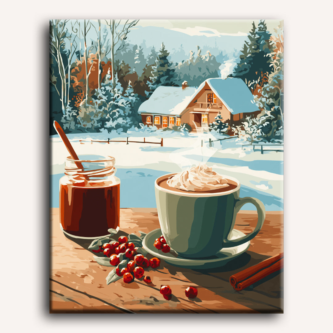 A cozy Winter | Paint by Number