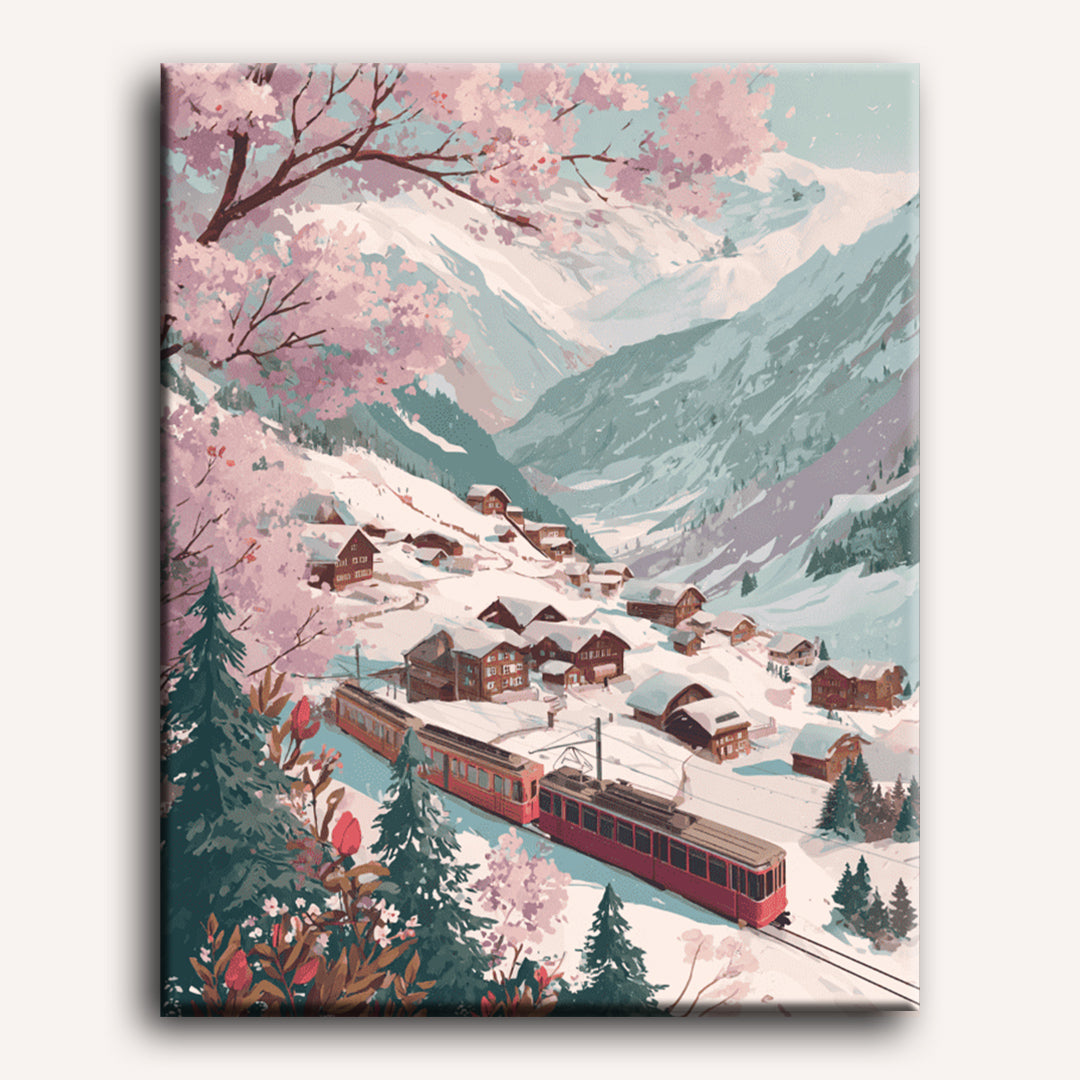 Alpine express | Paint by Number