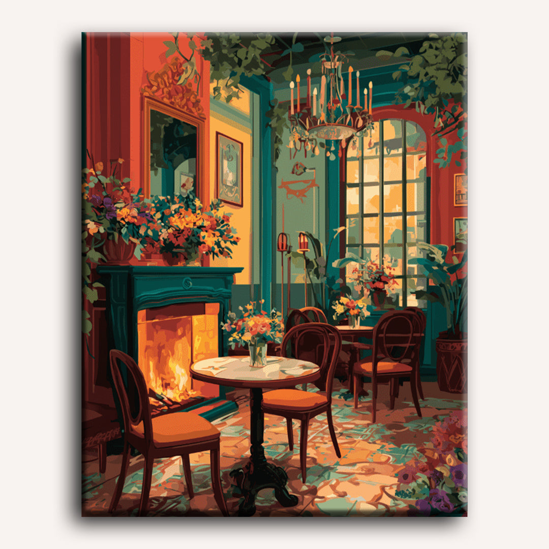 Art Deco salon | Paint by Number