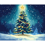 Beautiful Christmas Tree | Paint by Numbers