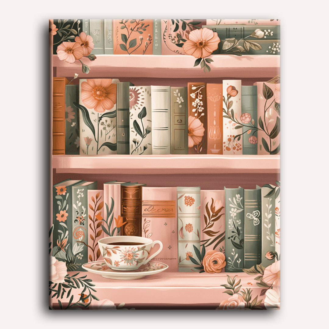 Blooming library | Paint by Number