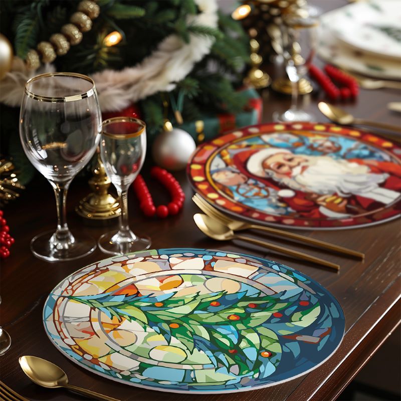 Christmas Placemats 6 Pieces | Paint by Numbers