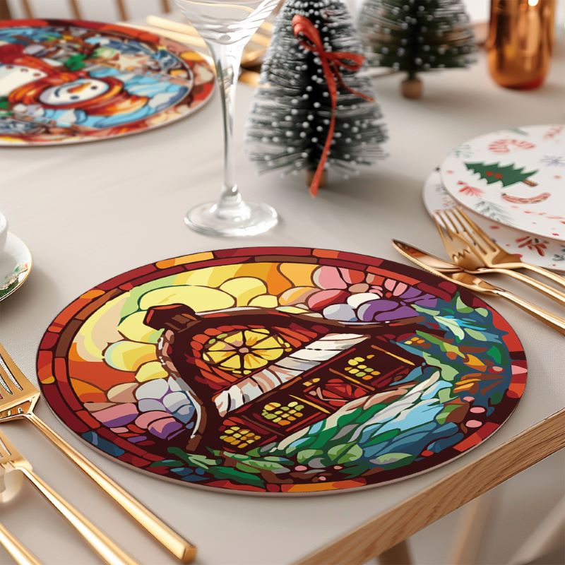 Christmas Placemats 6 Pieces | Paint by Numbers