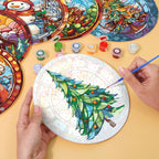 Christmas Placemats 6 Pieces | Paint by Numbers