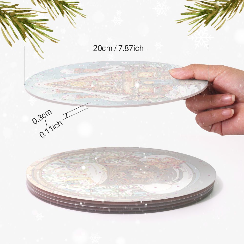 Paint by Numbers - Christmas Placemats 2 | 6 Pieces