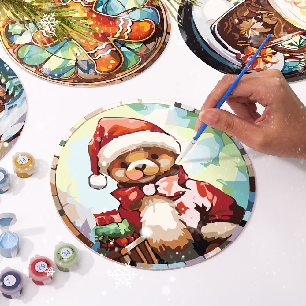 Paint by Numbers - Christmas Placemats 2 | 6 Pieces
