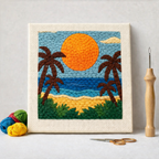 Punch Needle – Tropical Sunset