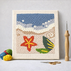 Punch Needle – Starfish and Shell