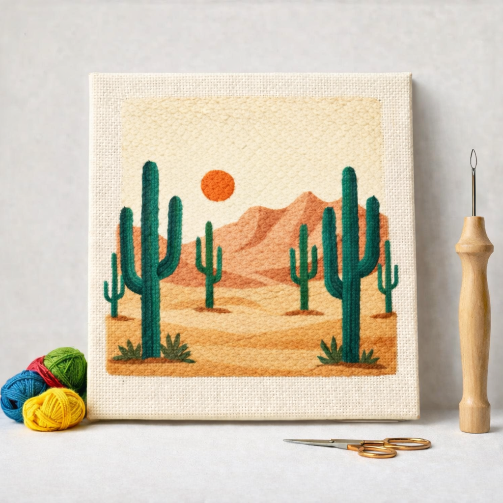 Punch Needle – Silent Desert