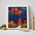 Punch Needle – Pagoda and Lantern Nights