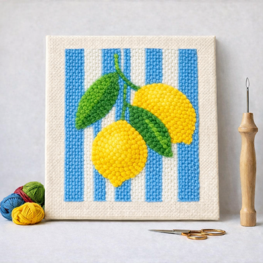 Punch Needle – Summer Lemons