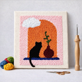 Punch Needle – Cat and Orange Window