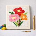 Punch Needle – Colorful Flower Bouquet