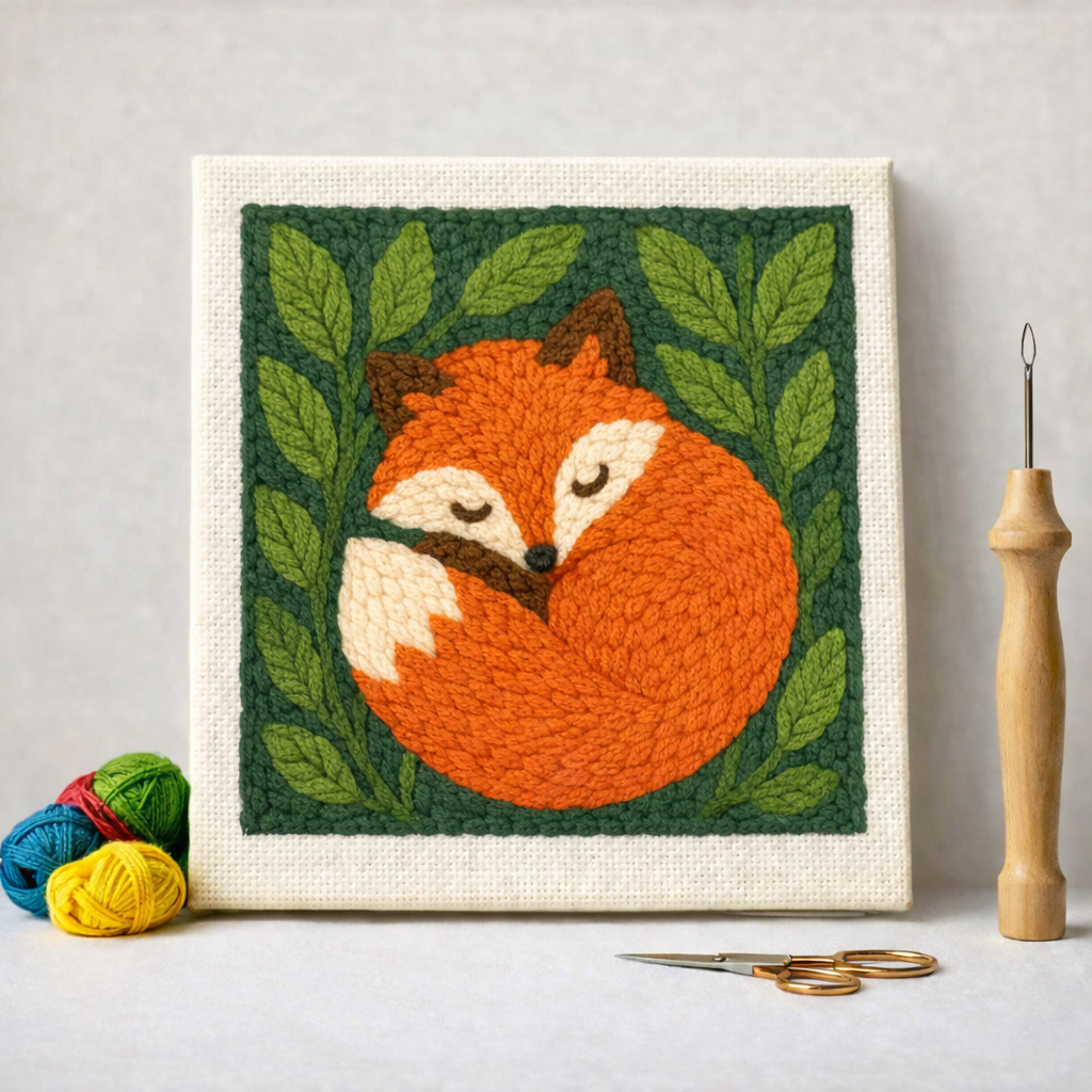 Punch Needle – Sweet Fox