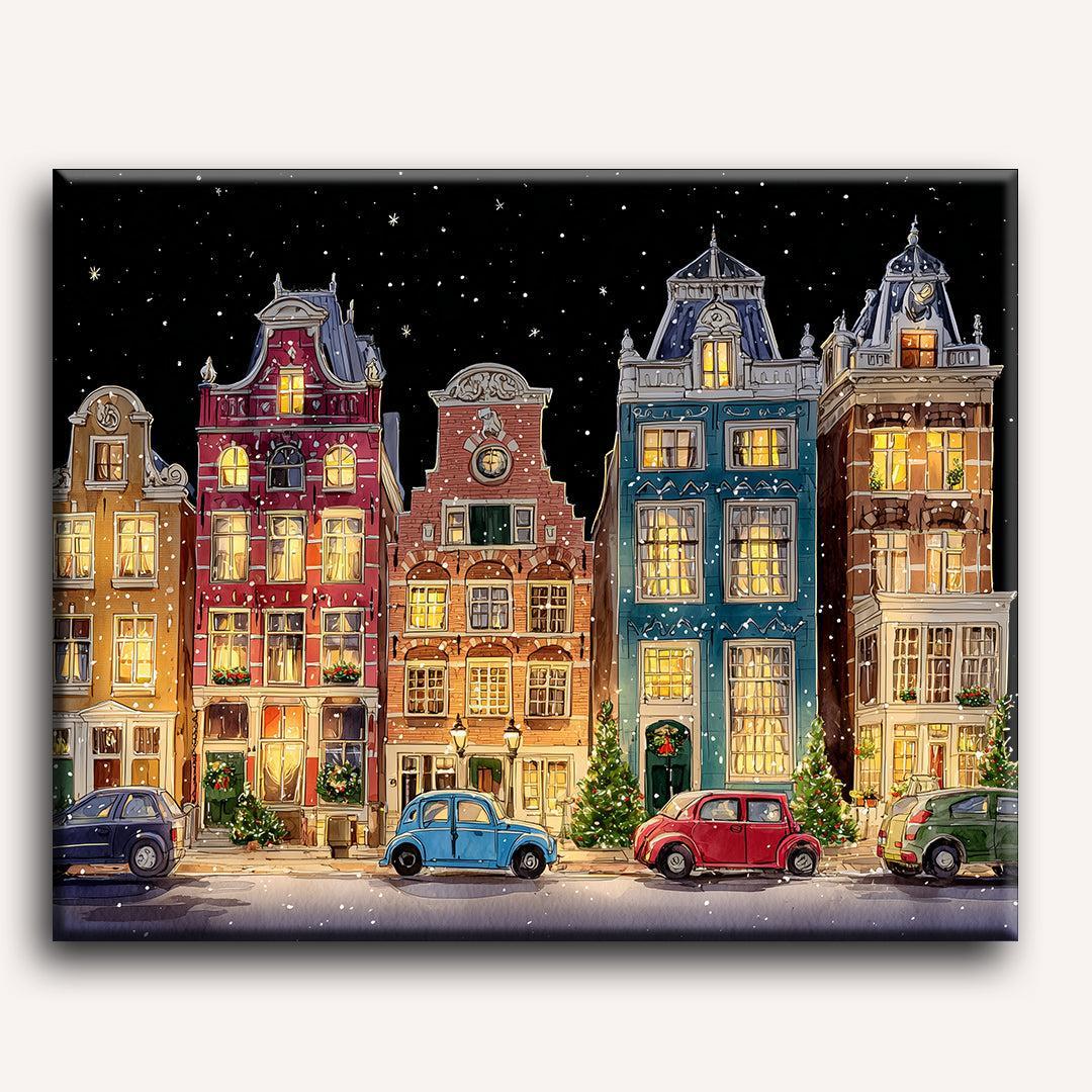 Christmas Eve in Amsterdam | Paint by Number