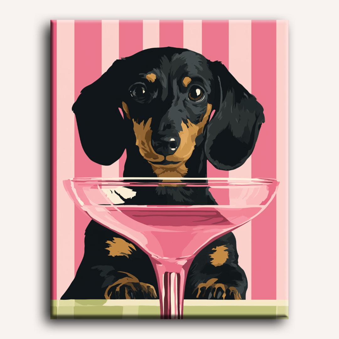 Cocktail dog | Paint by Number