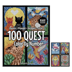 Color by Number Book with 48 markers