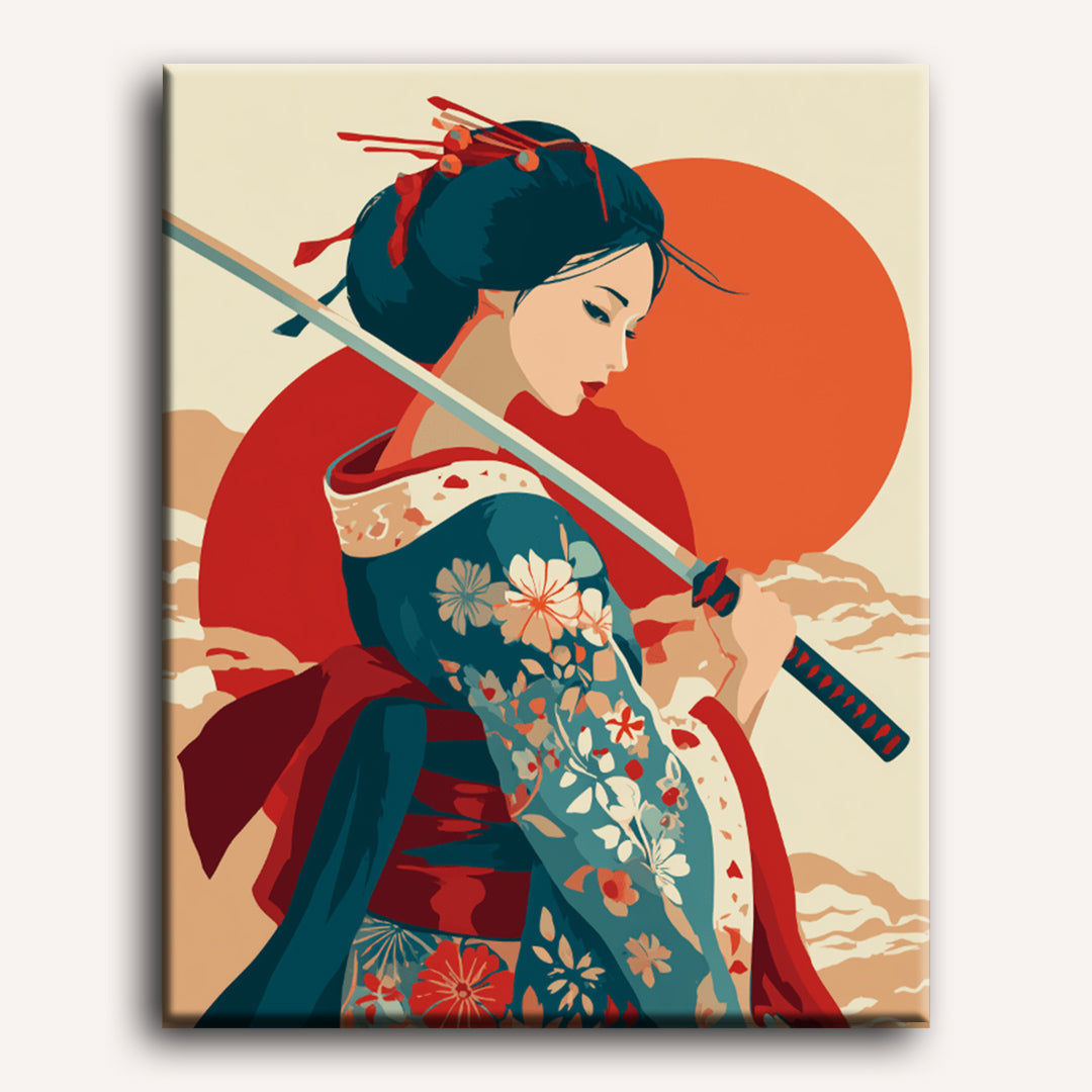 Cutting the sun | Paint by Number